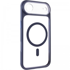 Чохол TPU+PC GETMAN Moon Clear with MagSafe для Apple iPhone 17 Air (6.5") Blue