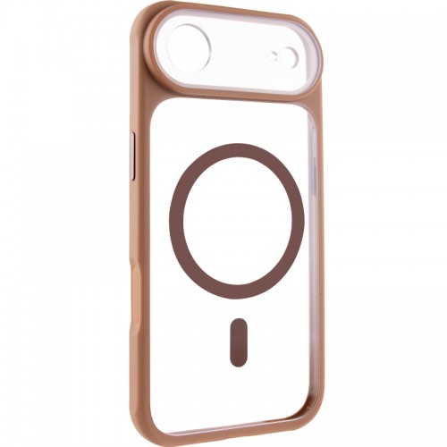 Чохол TPU+PC GETMAN Moon Clear with MagSafe для Apple iPhone 17 Air (6.5") Brown