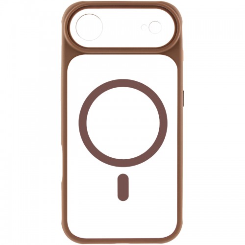 Чохол TPU+PC GETMAN Moon Clear with MagSafe для Apple iPhone 17 Air (6.5") Brown