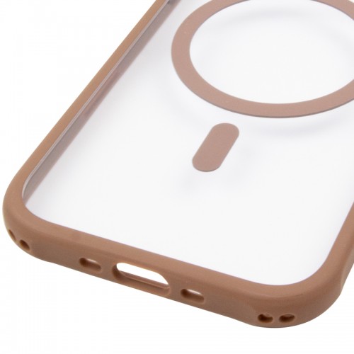 Чохол TPU+PC GETMAN Moon Clear with MagSafe для Apple iPhone 17 Air (6.5") Brown