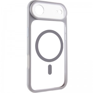 Чохол TPU+PC GETMAN Moon Clear with MagSafe для Apple iPhone 17 Air (6.5") Grey