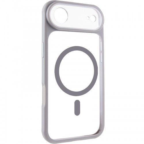 Чохол TPU+PC GETMAN Moon Clear with MagSafe для Apple iPhone 17 Air (6.5") Grey