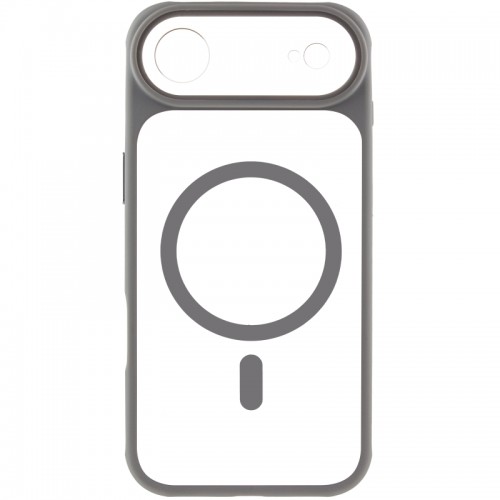Чохол TPU+PC GETMAN Moon Clear with MagSafe для Apple iPhone 17 Air (6.5") Grey