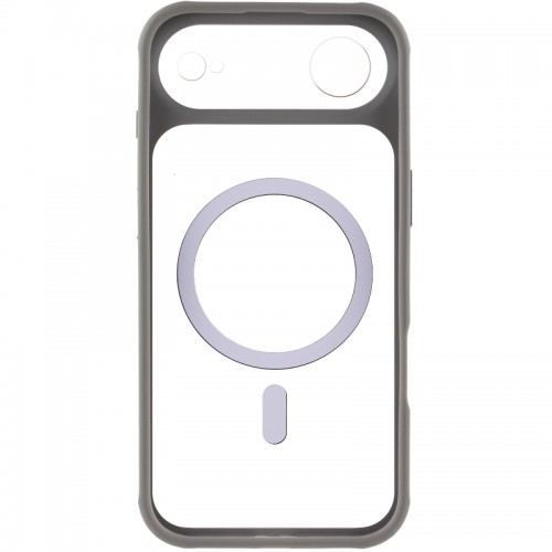 Чохол TPU+PC GETMAN Moon Clear with MagSafe для Apple iPhone 17 Air (6.5") Grey