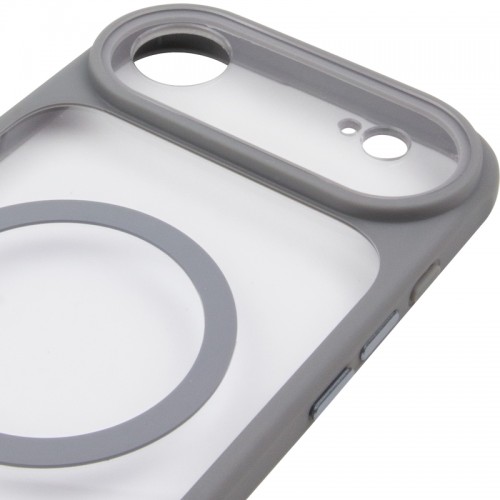 Чохол TPU+PC GETMAN Moon Clear with MagSafe для Apple iPhone 17 Air (6.5") Grey
