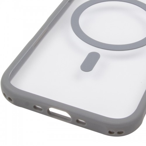 Чохол TPU+PC GETMAN Moon Clear with MagSafe для Apple iPhone 17 Air (6.5") Grey
