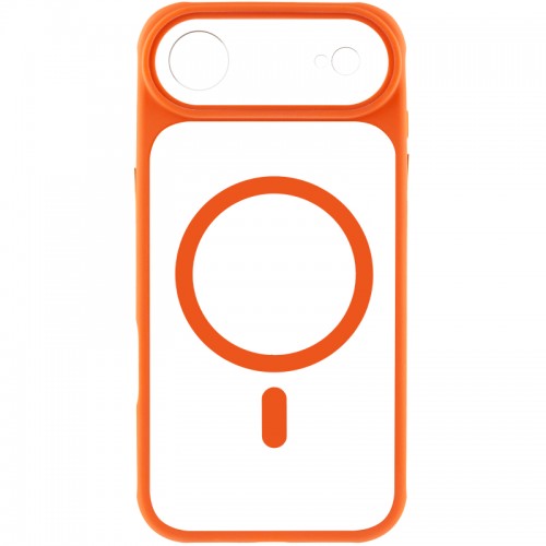 Чохол TPU+PC GETMAN Moon Clear with MagSafe для Apple iPhone 17 Air (6.5") Orange