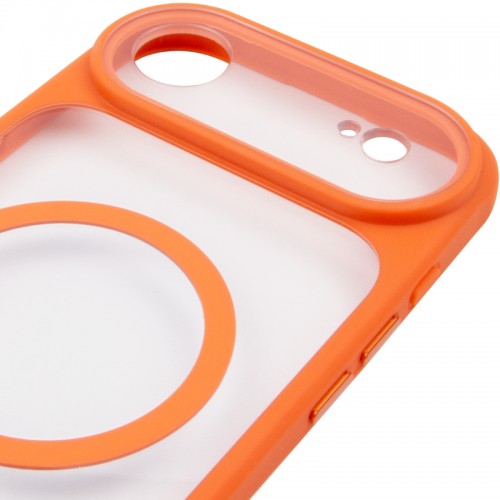 Чохол TPU+PC GETMAN Moon Clear with MagSafe для Apple iPhone 17 Air (6.5") Orange