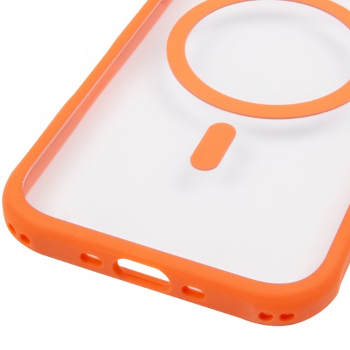 Чохол TPU+PC GETMAN Moon Clear with MagSafe для Apple iPhone 17 Air (6.5") Orange