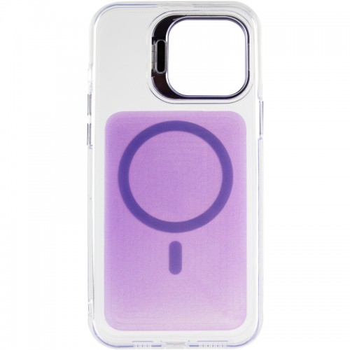 Чохол TPU+PC Jewel Sparkle with Magnetic Fit для Apple iPhone 15 Pro (6.1") Lavender Glitter