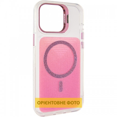 Чохол TPU+PC Jewel Sparkle with Magnetic Fit для Apple iPhone 15 Pro (6.1") Pink Ruby