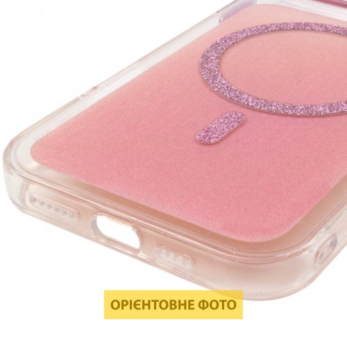 Чохол TPU+PC Jewel Sparkle with Magnetic Fit для Apple iPhone 15 Pro (6.1") Pink Ruby
