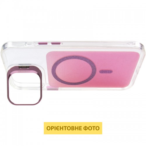 Чохол TPU+PC Jewel Sparkle with Magnetic Fit для Apple iPhone 15 Pro (6.1") Pink Ruby