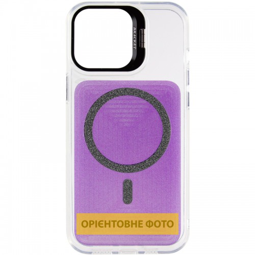 Чохол TPU+PC Jewel Sparkle with Magnetic Fit для Apple iPhone 15 Pro (6.1") Violet Shimmer
