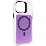 Чохол TPU+PC Jewel Sparkle with Magnetic Fit для Apple iPhone 15 Pro Max (6.7") Violet Shimmer