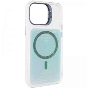 Чохол TPU+PC Jewel Sparkle with Magnetic Fit для Apple iPhone 15 Pro Max (6.7") Aqua Blue