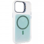 Чохол TPU+PC Jewel Sparkle with Magnetic Fit для Apple iPhone 16 (6.1") Aqua Blue