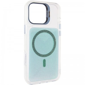 Чохол TPU+PC Jewel Sparkle with Magnetic Fit для Apple iPhone 16 Pro Max (6.9") Aqua Blue