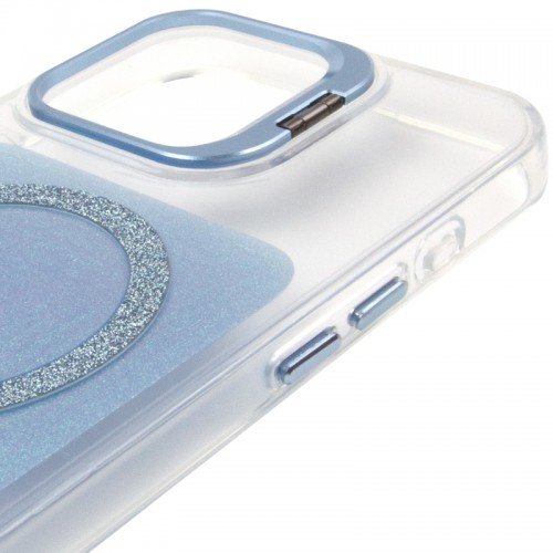Чохол TPU+PC Jewel Sparkle with Magnetic Fit для Apple iPhone 16 Pro Max (6.9") Aqua Blue