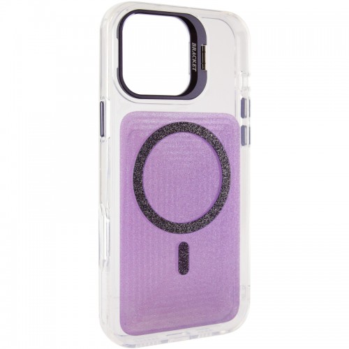 Чохол TPU+PC Jewel Sparkle with Magnetic Fit для Apple iPhone 16 Pro Max (6.9") Lavender Glitter
