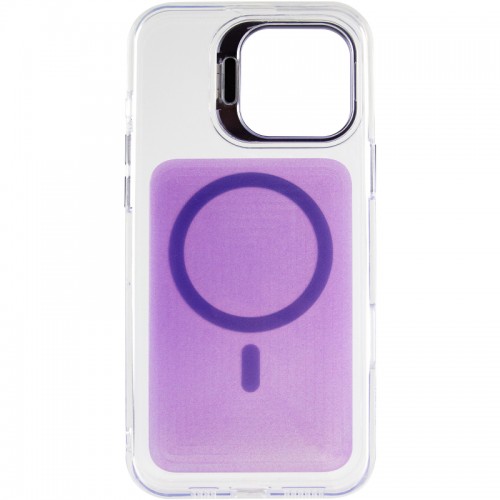 Чохол TPU+PC Jewel Sparkle with Magnetic Fit для Apple iPhone 16 Pro Max (6.9") Lavender Glitter