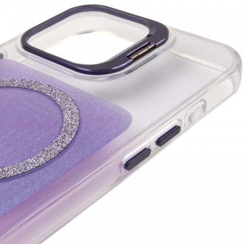 Чохол TPU+PC Jewel Sparkle with Magnetic Fit для Apple iPhone 16 Pro Max (6.9") Lavender Glitter