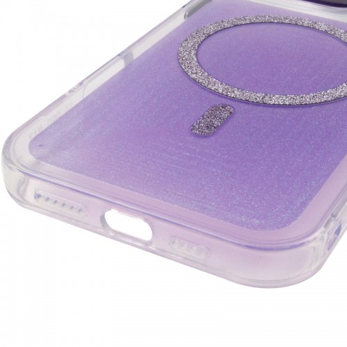 Чохол TPU+PC Jewel Sparkle with Magnetic Fit для Apple iPhone 16 Pro Max (6.9") Lavender Glitter