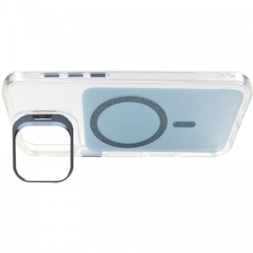 Чехол TPU+PC Jewel Sparkle with Magnetic Fit для Apple iPhone 17 (6.3") Аква-блакитный