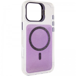 Чохол TPU+PC Jewel Sparkle with Magnetic Fit для Apple iPhone 17 (6.3") Lavender Glitter