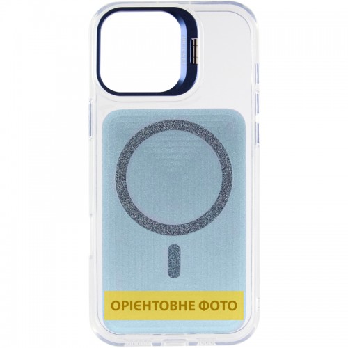 Чехол TPU+PC Jewel Sparkle with Magnetic Fit для Apple iPhone 17 (6.3") Королевский синий