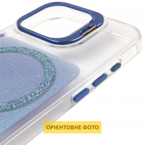 Чехол TPU+PC Jewel Sparkle with Magnetic Fit для Apple iPhone 17 (6.3") Королевский синий