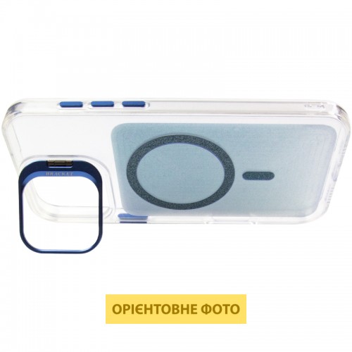 Чехол TPU+PC Jewel Sparkle with Magnetic Fit для Apple iPhone 17 (6.3") Королевский синий