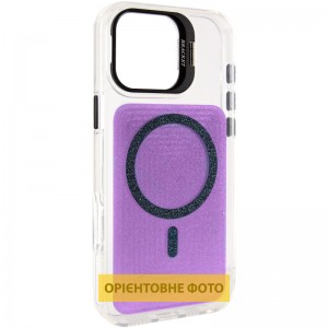 Чохол TPU+PC Jewel Sparkle with Magnetic Fit для Apple iPhone 17 (6.3") Violet Shimmer