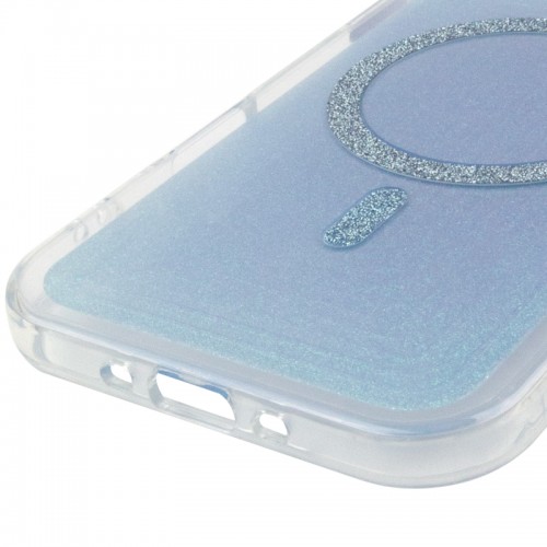 Чохол TPU+PC Jewel Sparkle with Magnetic Fit для Apple iPhone 17 Air (6.5") Aqua Blue