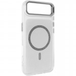 Чохол TPU+PC Jewel Sparkle with Magnetic Fit для Apple iPhone 17 Air (6.5") Diamond White