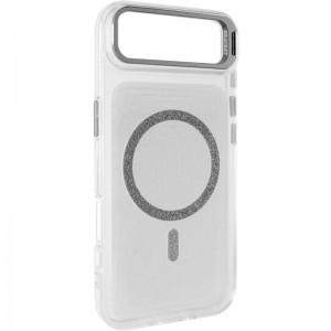 Чохол TPU+PC Jewel Sparkle with Magnetic Fit для Apple iPhone 17 Air (6.5") Diamond White