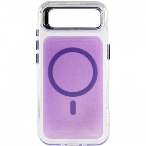 Чохол TPU+PC Jewel Sparkle with Magnetic Fit для Apple iPhone 17 Air (6.5") Lavender Glitter