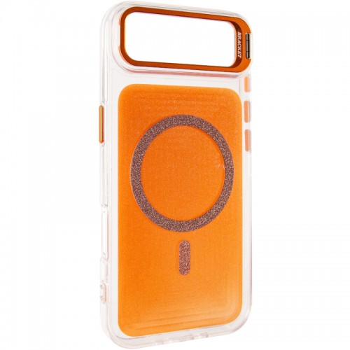 Чохол TPU+PC Jewel Sparkle with Magnetic Fit для Apple iPhone 17 Air (6.5") Orange Sparkle