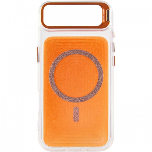 Чохол TPU+PC Jewel Sparkle with Magnetic Fit для Apple iPhone 17 Air (6.5") Orange Sparkle