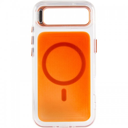 Чохол TPU+PC Jewel Sparkle with Magnetic Fit для Apple iPhone 17 Air (6.5") Orange Sparkle