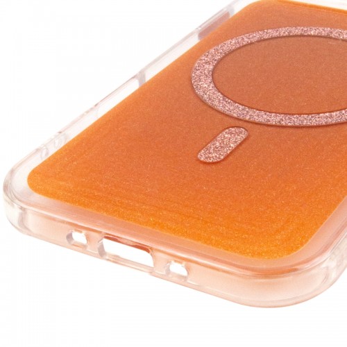 Чохол TPU+PC Jewel Sparkle with Magnetic Fit для Apple iPhone 17 Air (6.5") Orange Sparkle