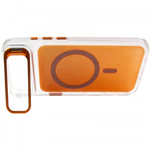 Чохол TPU+PC Jewel Sparkle with Magnetic Fit для Apple iPhone 17 Air (6.5") Orange Sparkle