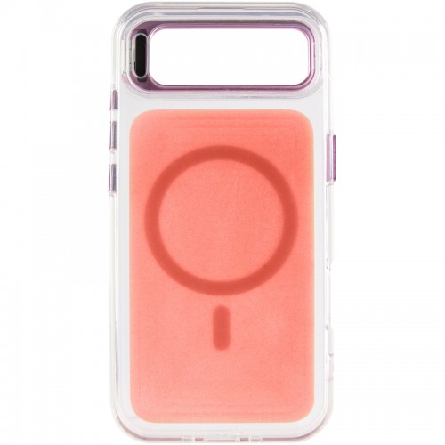 Чохол TPU+PC Jewel Sparkle with Magnetic Fit для Apple iPhone 17 Air (6.5") Pink Ruby