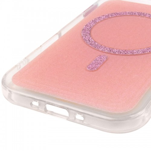Чохол TPU+PC Jewel Sparkle with Magnetic Fit для Apple iPhone 17 Air (6.5") Pink Ruby
