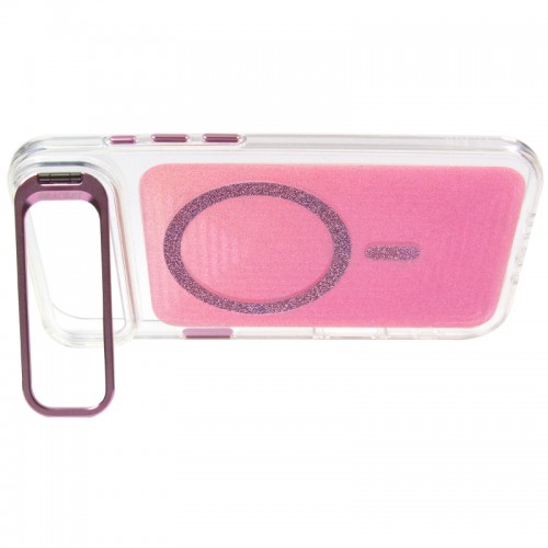 Чохол TPU+PC Jewel Sparkle with Magnetic Fit для Apple iPhone 17 Air (6.5") Pink Ruby
