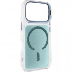 Чохол TPU+PC Jewel Sparkle with Magnetic Fit для Apple iPhone 17 Pro (6.3") Aqua Blue