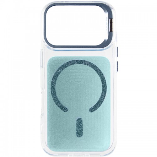 Чохол TPU+PC Jewel Sparkle with Magnetic Fit для Apple iPhone 17 Pro (6.3") Aqua Blue