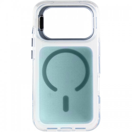 Чохол TPU+PC Jewel Sparkle with Magnetic Fit для Apple iPhone 17 Pro (6.3") Aqua Blue
