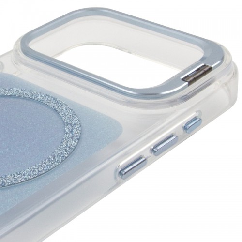 Чохол TPU+PC Jewel Sparkle with Magnetic Fit для Apple iPhone 17 Pro (6.3") Aqua Blue