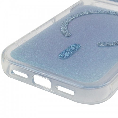 Чохол TPU+PC Jewel Sparkle with Magnetic Fit для Apple iPhone 17 Pro (6.3") Aqua Blue
